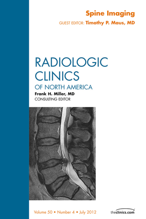 Cover image for book Spine Imaging, An Issue of Radiologic Clinics of North America