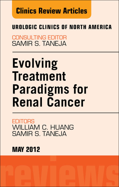 Cover image for book Evolving Treatment Paradigms in Renal Cancer, An Issue of Urologic Clinics