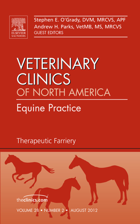 Cover image for book Therapeutic Farriery, An Issue of Veterinary Clinics: Equine Practice