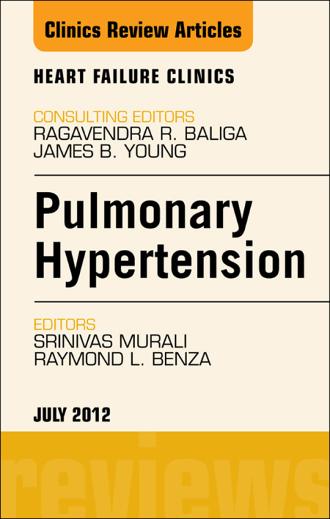 Cover image for book Pulmonary Hypertension, An Issue of Heart Failure Clinics