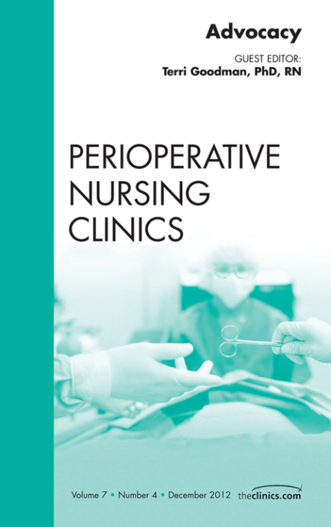 Cover image for book Advocacy, An Issue of Perioperative Nursing Clinics