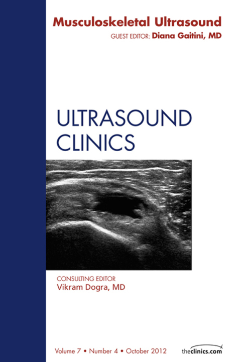 Cover image for book Musculoskeletal Ultrasound, An Issue of Ultrasound Clinics