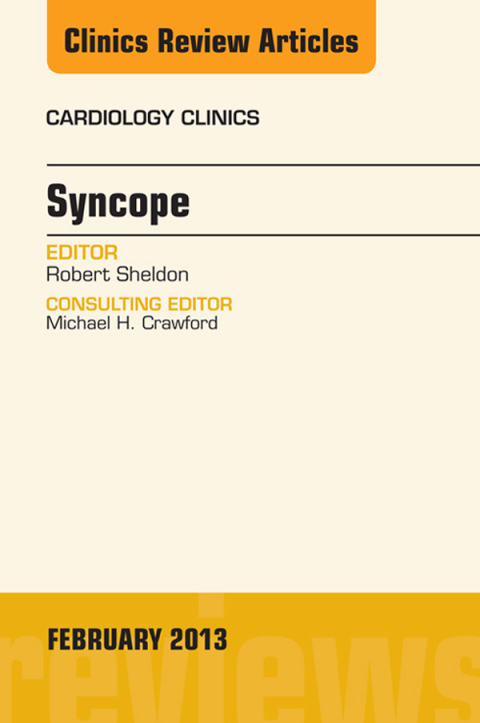 Cover image for book Syncope, An Issue of Cardiology Clinics