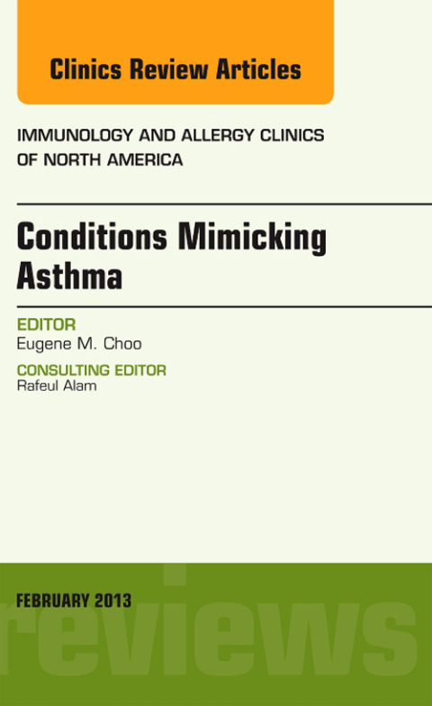 Cover image for book Conditions Mimicking Asthma, An Issue of Immunology and Allergy Clinics