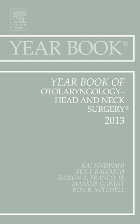 Cover image for book Year Book of Otolaryngology-Head and Neck Surgery 2013