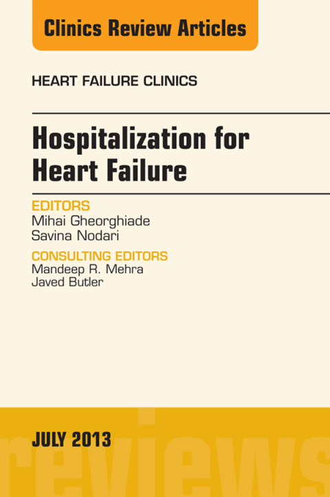 Cover image for book Hospitalization for Heart Failure, An Issue of Heart Failure Clinics