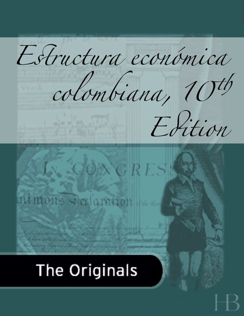 Cover image for book Estructura económica colombiana