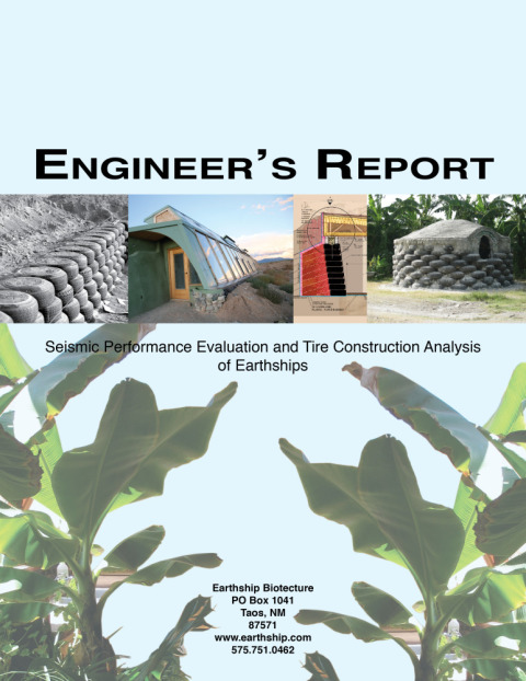 Cover image for book Engineer's Report: Seismic Performance Evaluation and Tire Construction Analysis