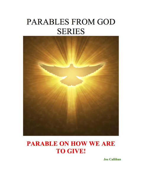 Cover image for book Parables from God Series - Parable On How We Are to Give!