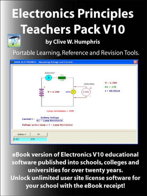 Cover image for book Electronics Principles Teachers Pack V10