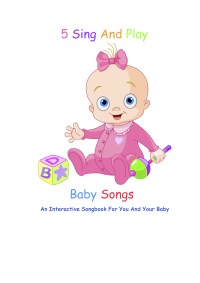 صورة الغلاف: 5 Sing And Play Baby Songs - An Interactive Songbook For You And Your Baby