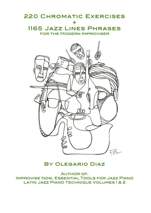 Cover image for book 220 Chromatic Exercises + 1165 Jazz Lines Phrases for the Modern Improviser