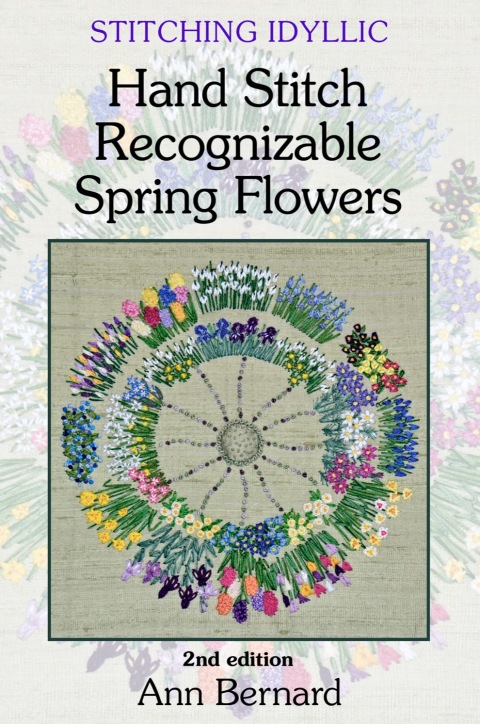 Cover image for book Stitching Idyllic: Spring Flowers (SECOND EDITION)