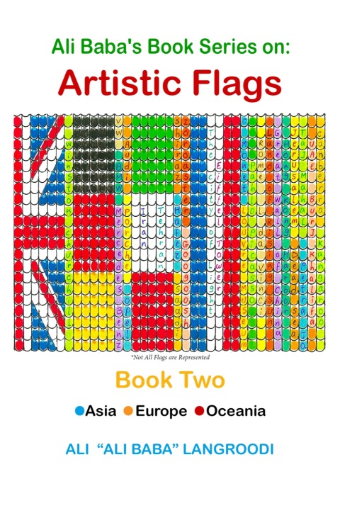 Cover image for book Ali Baba's Book Series on: Artistic Flags - Book Two: Asia. Europe. Oceania