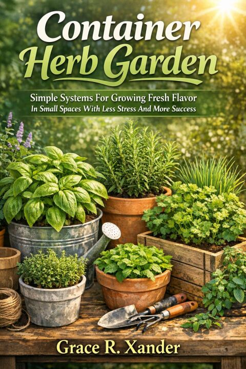 Cover image for book Container Herb Garden