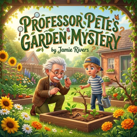 Cover image for book Professor Pete's Garden Mystery