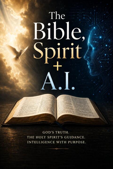 Cover image for book The Bible, Spirit + A.I.