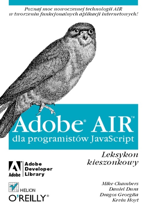Cover image for book Adobe AIR dla programistów JavaScript. Leksykon kieszonkowy