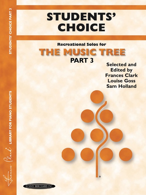 Cover image for book The Music Tree: Students' Choice, Part 3: Piano Collection