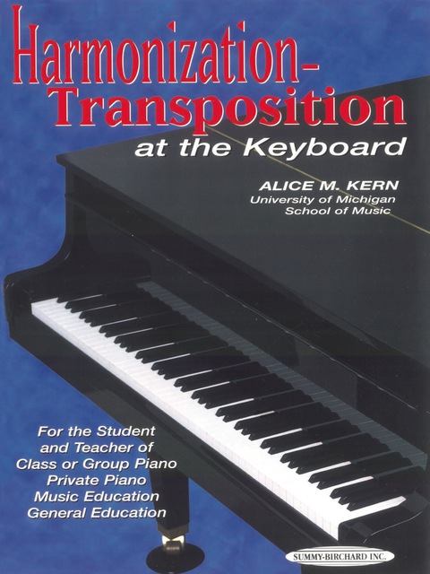 Cover image for book Harmonization-Transposition at the Keyboard: Piano Theory Supplement