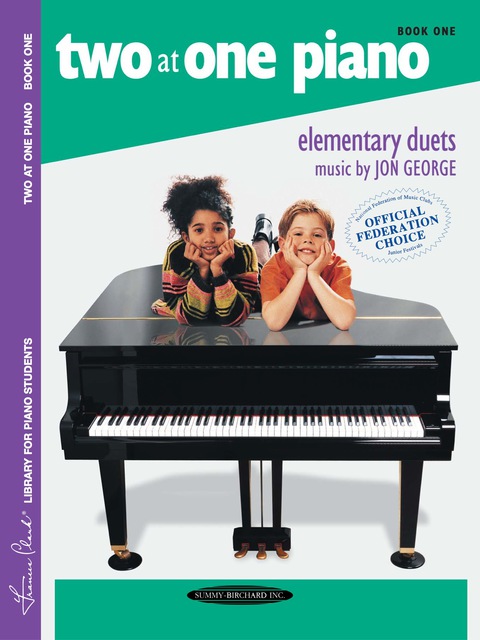 Cover image for book Two at One Piano, Book 1: Early Elementary Piano Duet