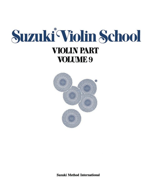 Cover image for book Suzuki Violin School - Volume 9: Violin Part