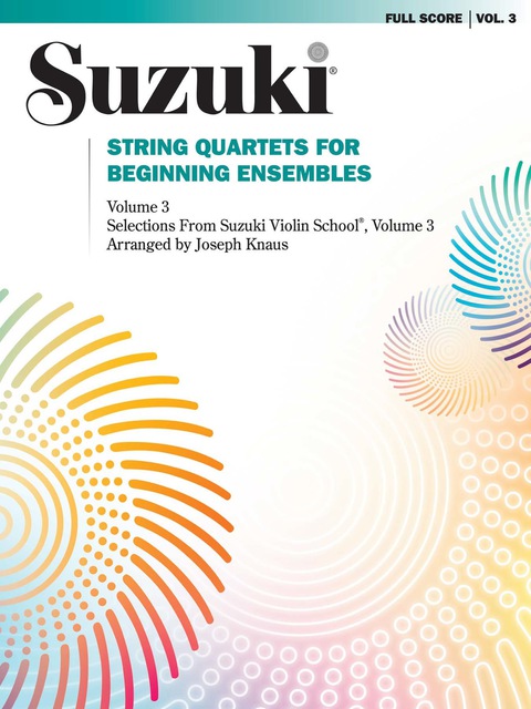 Cover image for book String Quartets for Beginning Ensembles, Volume 3