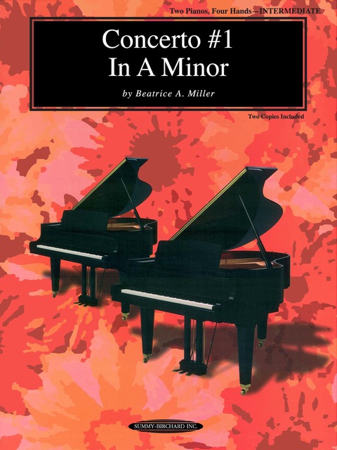 Cover image for book Concerto #1 in A Minor: Intermediate Piano Duet
