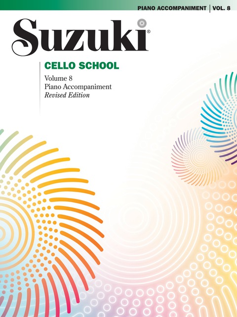 Cover image for book Suzuki Cello School - Volume 8 (Revised): Piano Accompaniment