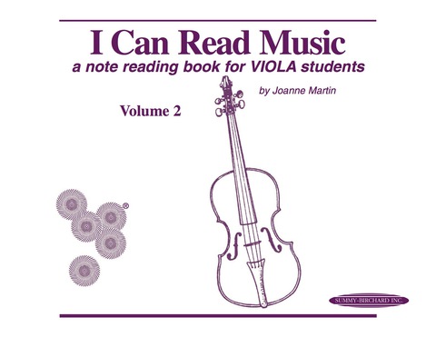 Cover image for book I Can Read Music, Volume 2: A Note Reading Book for Viola Students