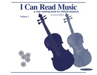 Cover image: I Can Read Music, Volume 1: A note reading book for VIOLIN students 1st edition 9780874874396