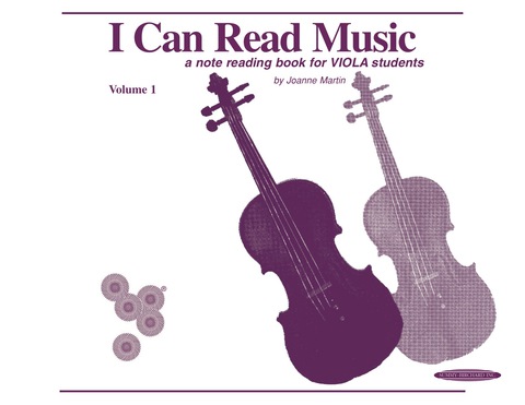 Cover image for book I Can Read Music, Volume 1: A note reading book for VIOLA students
