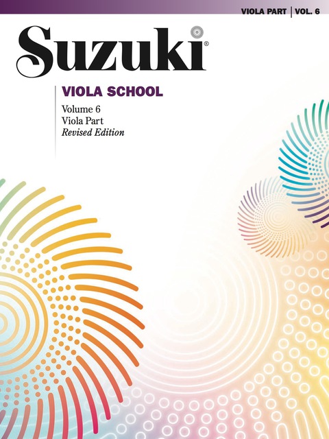 Cover image for book Suzuki Viola School - Volume 6 (Revised): Viola Part