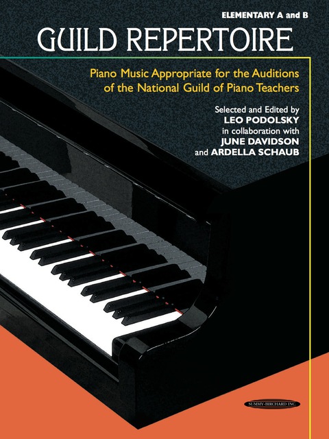 Cover image for book Guild Repertoire: Piano Music Appropriate for the Auditions of the National Guild of Piano Teachers, Elementary A & B: For Elementary Piano
