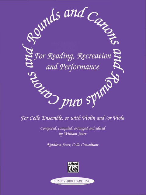 Cover image for book Rounds and Canons for Reading, Recreation and Performance: Cello Part