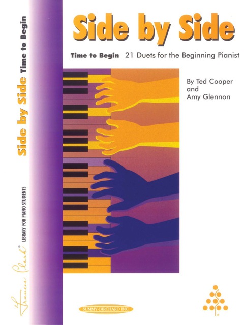 Cover image for book Side by Side: Time to Begin: 21 Duets for Elementary Piano