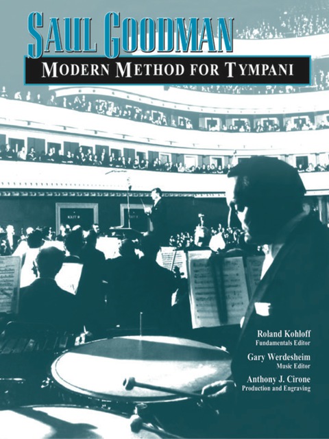 Cover image for book Saul Goodman: Modern Method for Timpani