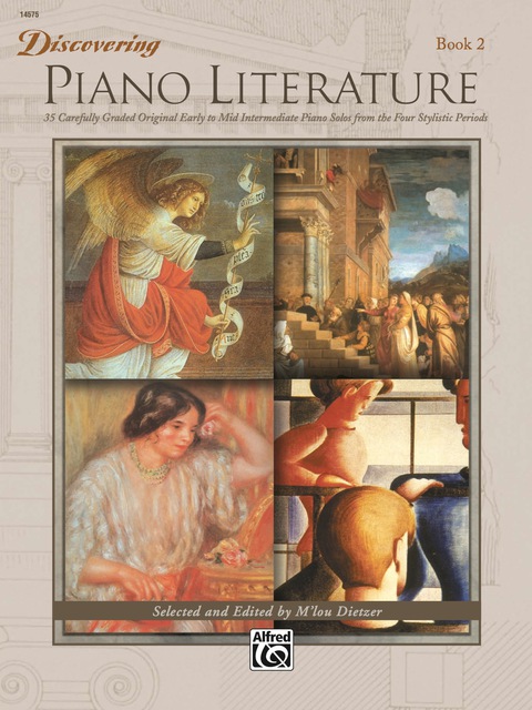 Cover image for book Discovering Piano Literature, Book 2: For Late Elementary to Late Intermediate Piano