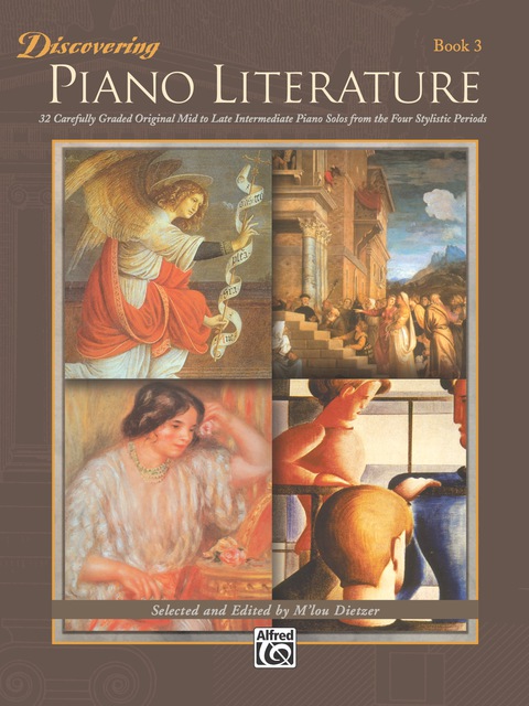 Cover image for book Discovering Piano Literature, Book 3: For Intermediate to Late Intermediate Piano