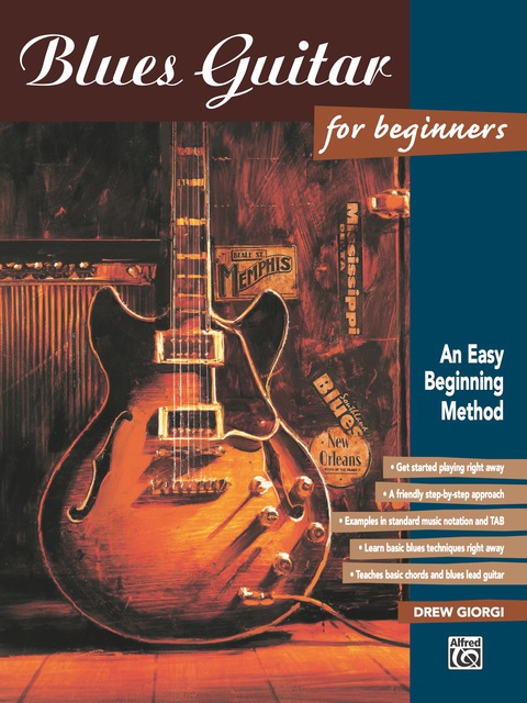Cover image for book Blues Guitar for Beginners: An Easy Beginning Method