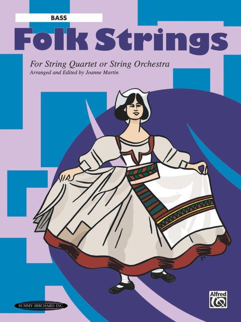 Cover image for book Folk Strings: For String Quartet or String Orchestra