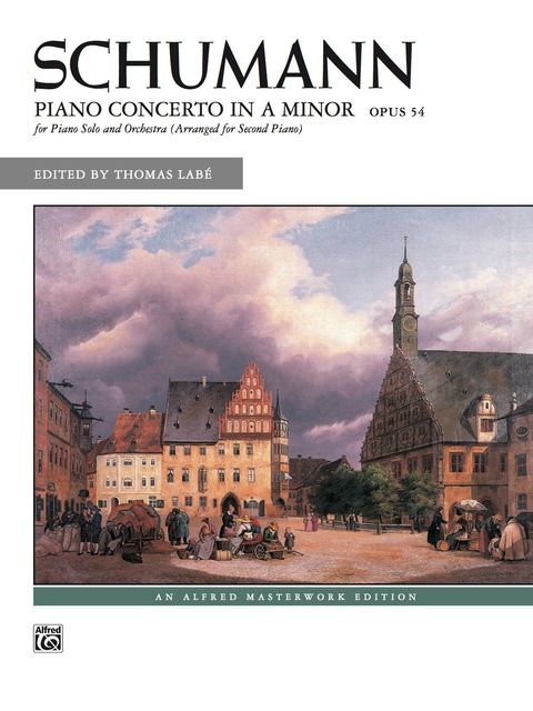 Cover image for book Piano Concerto in A Minor, Op. 54: Advanced Piano Duet (2 Pianos, 4 Hands)