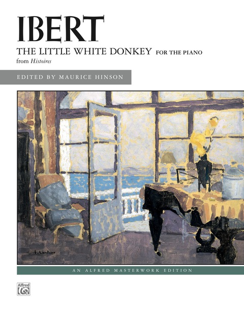 Cover image for book The Little White Donkey: Late Intermediate Piano Solo