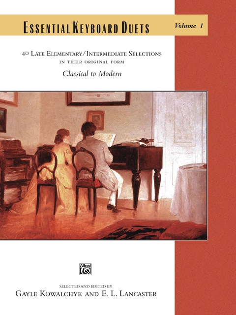 Cover image for book Essential Keyboard Duets, Volume 1: 40 Original Form Late Elementary to Intermediate Piano Duets