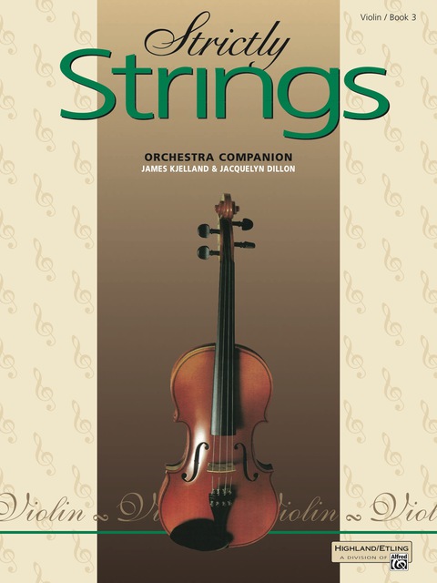 Cover image for book Strictly Strings, Book 3: For Violin