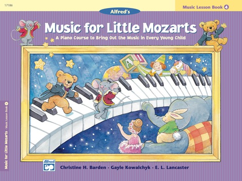 Cover image for book Music for Little Mozarts, Lesson Book 4: A Piano Course to Bring Out the Music in Every Young Child