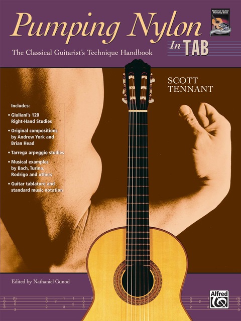 Cover image for book Pumping Nylon: In TAB: A Classical Guitarist's Technique Handbook