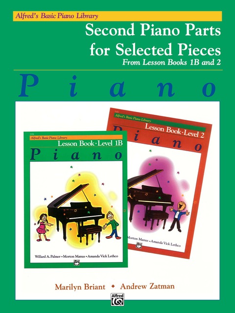 Cover image for book Alfred's Basic Piano Library: Second Piano Parts for Selected Pieces from Lesson Books 1B and 2