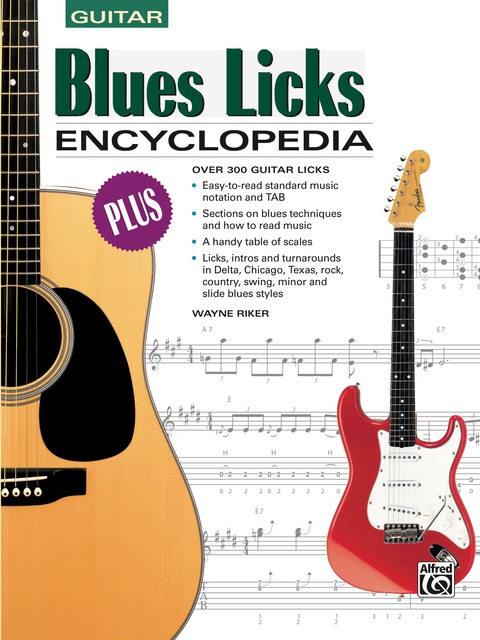 Cover image for book Blues Licks Encyclopedia: Over 300 Guitar Licks