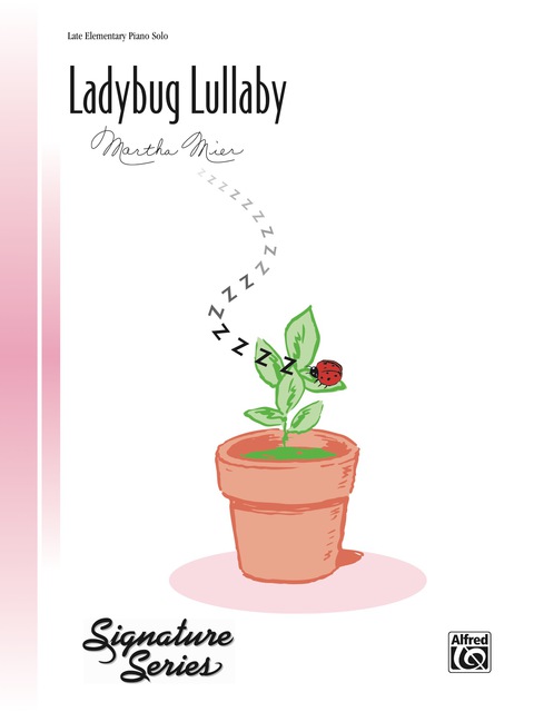 Cover image for book Ladybug Lullaby: For Late Elementary Piano Solo